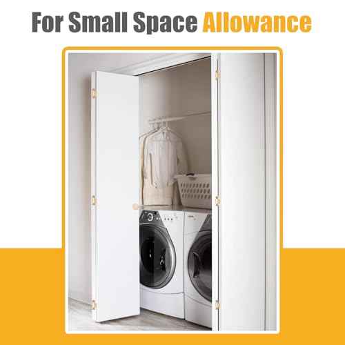 2 Set 36 inch Bifold Closet Door Hardware Kit ? Total 72" Tracks, Complete Set for Bi Fold Doors with Track, Brackets, Pivots & Guide Wheels, for Bi-fold Closet Door Hardware Used.