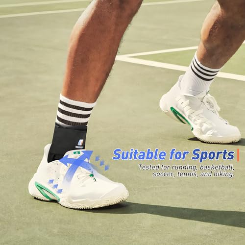 Quick Lace Up Ankle Brace for Women Men with Removable Side Splints, Ankle Support for Sprained Ankle, Injury Recovery, Ankle Stabilizer Wrap for Sprots,Basketball,Volleyball,Soccer,Tennis,XL