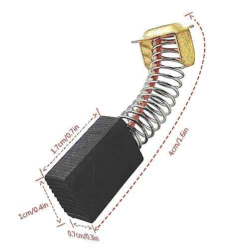 6 Pack 999043 Carbon Brush Compatible with Hitachi 999-043 514003-43 Power Tool Motor Brush C8FB2 WH22 C7SC, CR13VA SP18V CM4SB2 C10FCG C7SB3