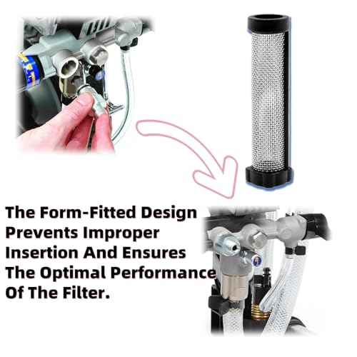 (2PK) 288747 Filter Replaces for Graco Paint Sprayer Filters Magnum ProX7 ProX9 ProX17 ProX19 ProX21 XR5 XR7 XR9 Airless Paint Sprayers, InstaClean 40 Mesh Manifold Filter