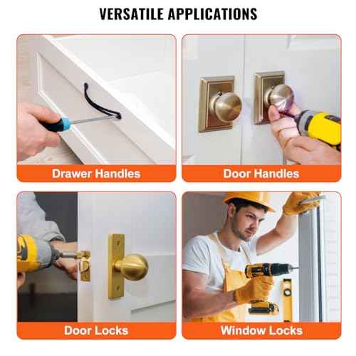 VEVOR Cabinet Hardware Jig, Aluminum Alloy Cabinet Handle Jig with Center Punch, Adjustable Cabinet Hardware Template Tool, for Installation of Door Drawer Front Knobs Handles and Pulls