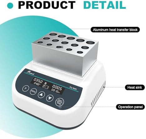 JOANLAB Gel Heating Machine for PRP PPP Plasma Gel Maker Heater with Timer 2ml/5ml/10ml| Heating and Cooling Function
