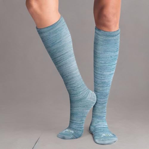 ja vie JAVIE 80% Merino Wool Ultra Soft 15-20mmHg Graduated Compression Socks for Women & Men