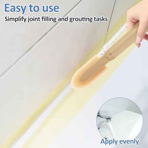 8Pcs Rubber Caulking Tool 4 Size Set Smooth Grout Sealant Caulking Tool Rubber Spatula Spreader Grout Sealer Applicator Smoothing Finger Finisher Grout Caulk Finishing Tool