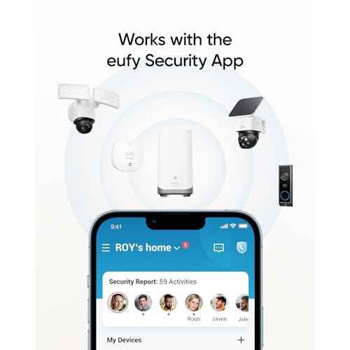 eufy Security Water and Freeze Sensor with Remote Alerts, IP65 Waterproof, 2-Year Battery Life, HomeBase Required, Compatible with HomeBase 2 and 3, Optional 24/7 Protection Service, App Control