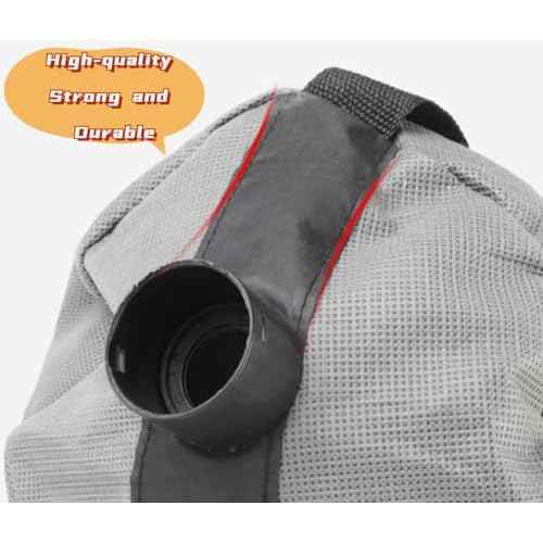 Kikeep Drywall Sander Dust Collection bag Wall Grinding Machine Collection Bag Drywall Sander Attachment (1 Pack with 2m hose)