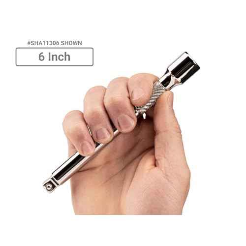 TEKTON 3/8 Inch Drive Wobble Extension Set, 3-Piece (3, 6, 10 in.) | SHA91014