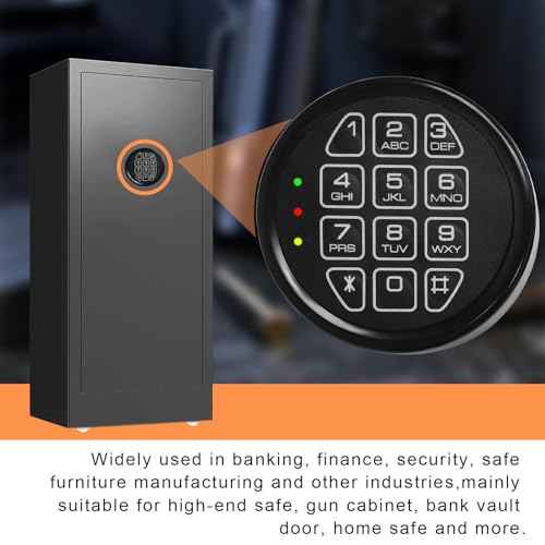 Replacement Fireproof Keypad with Solenoid Lock, Programmable Electronic Keypad.