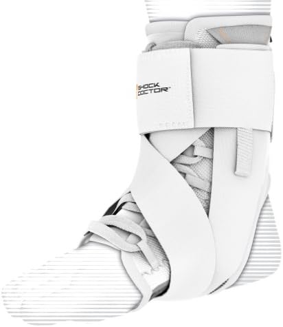 Shock Doctor Adult Ultra Wrap Lace Ankle Brace, Maximum Support, Adjustable Compression