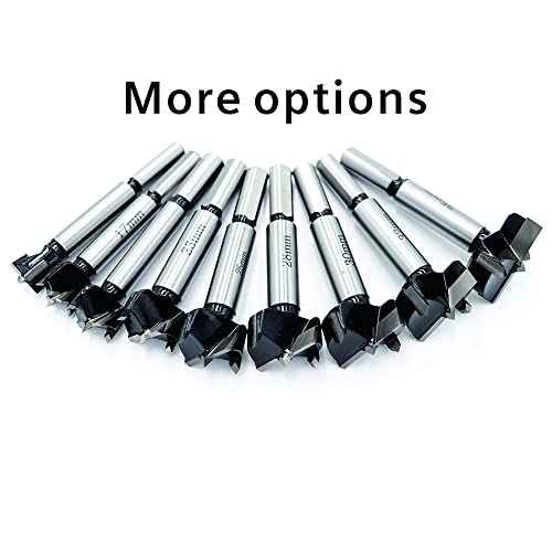 Forstner Drill Bits 12mm (15/32 inch) Tungsten Carbide Wood Hole Saw Auger Opener Woodworking Drilling Tool Wood Cutter
