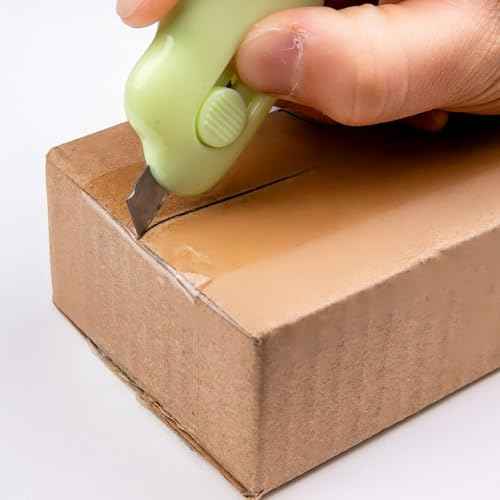 Mini Adorable Cloud Opener Utility Knife Cloud Box Cutter Retractable Letter Opener a knife with for Box Letter Envelope, 7 Colors Courier knives