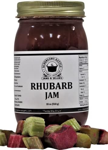 Rhubarb Jam, 18 oz