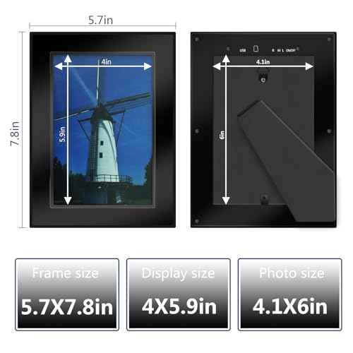 Hidden Camera Frame - Nanny Cam for Indoor Security - Spy Camera with Photo Frame - No WiFi - SD Card Not Included