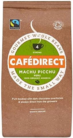 Cafédirect Fairtrade Machu Picchu Organic Coffee Beans (227g)