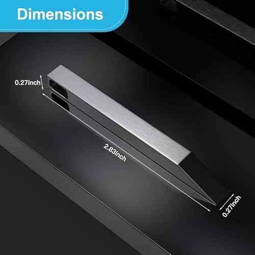 EDC Stainless Steel Pry Bar 2 Pack - Heavy Duty Mini Keychain Prybar - Mighty Miniature Portable Multitool, Screwdriver, Bottle Opener, & Box Opener