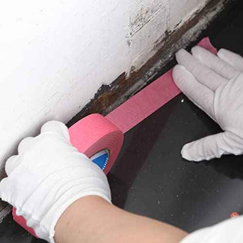Pink Painters Tape,0.7" x 60 Yards x 3 Rolls (180 Yards Total) - Medium Adhesive Masking Tape for Painting,Labeling,DIY Crafting,Decoration and School Projects