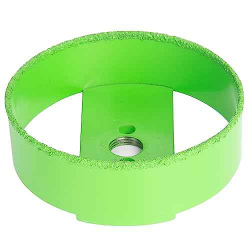 4-1/4 Inch Carbide Hole Saw with Arbor for 4" Recessed Lights, 4.25 Hole Saw Cutting Plaster Drywall Ceiling Sheetrock, 2X Faster, Green
