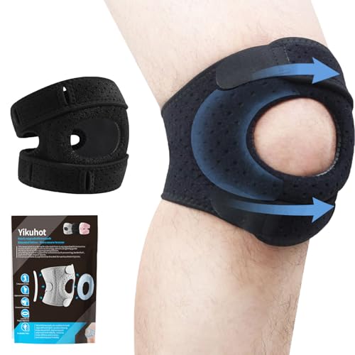 Knee Brace for Women/ Men,2025 New Upgraded Extended Edition Wellknee Knee Brace, Adjustable Knee Supportï¼Knee Wraps for Pain Relief for Meniscus Tear Knee Pain Arthritis Pain Injury Recoverys(Black) 
