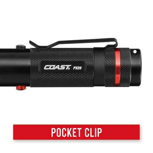 COAST PX20 Dual Color 400 Lumen LED Flashlight