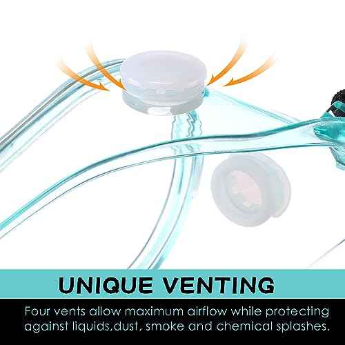 Yunsailing Protective Safety Goggles Lab Over Glasses Clear Anti Fog Eye Protection Goggles for Men Women
