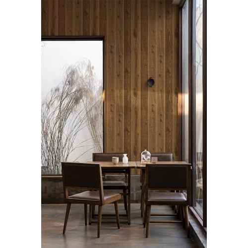 Hopeak Faux Wood Wallpaper Peel and Stick Self-Adhesive Vinyl Decorative Wallpaper Removable 17.5 x 118 Inches Dark Brown