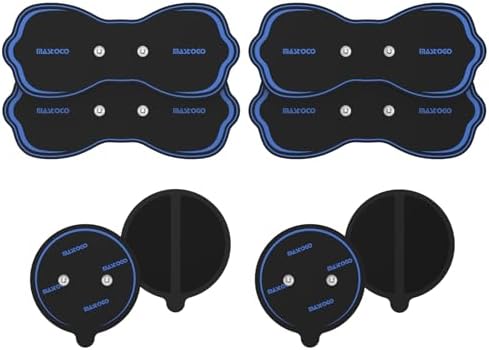 Wireless TENS Unit Electrode Pads Combo Set â 8-Pack Multi-Size Electrodes, Reusable & Latex-Free Replacement Pads for Wireless TENS Units, 3.5mm Snap Connectors (for Multi-Site Pain Relief)