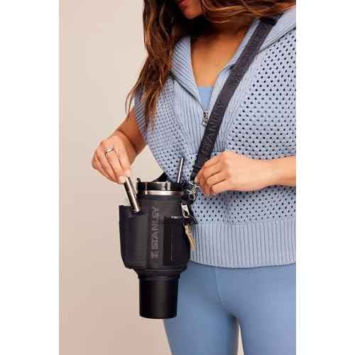 STANLEY All Day Quencher Carry All for 40 oz Tumbler with Handle | Crossbody Bag with Phone Holder Pocket, Card Sleeve & Detachable Strap | Water Bottle Carrier Bag | BPA-Free |