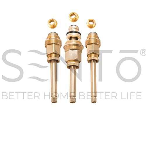SENTO Bathtub and Shower 3 Handle Tub Trim Set For Gerber Faucets Bathtub Shower, Easy Installation, Heavy Duty Metal, Polished Chrome
