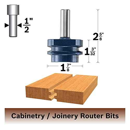 Bosch 84505M 1-7/8 In. x 1-3/32 In. Carbide Tipped Reversible Glue Joint Bit