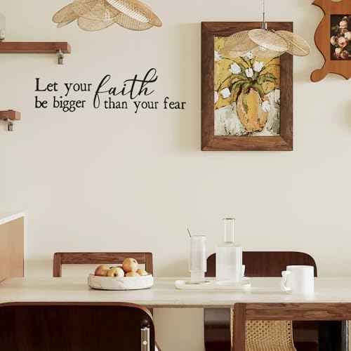 6 Sheets Decals for Walls, Inspirational Wall Stickers, Motivational Wall Decals Peel and Stick, Positive Saying Wall Art for Bedroom Office Teen Room Decor (Never Give up, Dream Big & More)