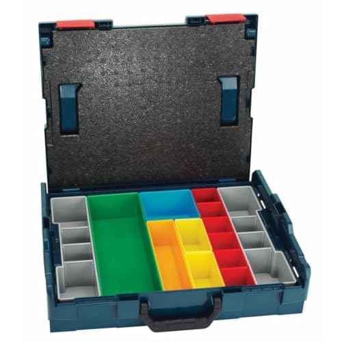 Bosch Bosch ORG72-RED Organizer Set for i-BOXX72, Part of Click and Go Mobile Transport System, 30-Piece, Blue/Red