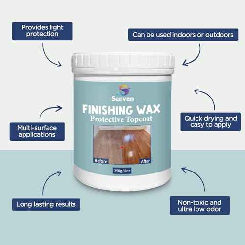 Wood Finishing Wax Liquid Wood Polish & Primer 2-in-1, Black Paint Protective Restore a Finish for Wood Furniture Polish Chalk Paint 9 Oz No Sanding Needed Odor-Free Waterbased
