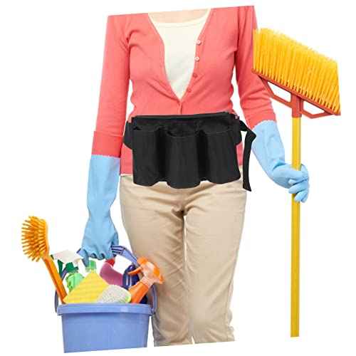 VALICLUD Tool Belt Cleaning Bottle Belt Tool Fanny Pack for Cleaning Work Tool Bags and Spray Bottle