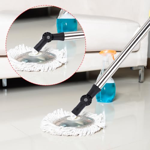 2pcs Universal Joint Angle Adapter, Rotatable Brush Extender Spray Can Extension Doca Pole Connector Attachments Versatile for Window Light Bulb Gutter Cleaning Tool Paint Roller Accessories