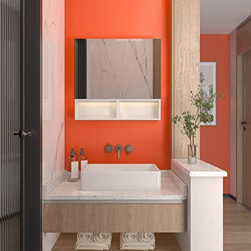 Bright Orange Wallpaper 88" X 16" Orange Contact Paper Peel and Stick Wallpaper Self-Adhesive Wall Paper Renter Friendly Wall Sticker Decoration for Girls Bedroom Bathroom Kids Room Walls