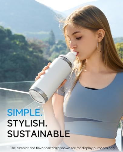 Tumbler Adapter for YETI Rambler Bottle to Flavor Cartridges, Fits Your YETI 12, 18, 26, 36, 46, 64 oz Rambler Bottle, BPA Free, Food Grade Silicone, Leak Proof