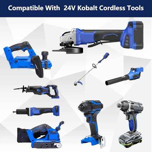 DTK 24V 3.0Ah Replacement for Kobalt 24V Battery Max KB624-03 KB524-03 KB424-03 KB224-03 KB124-03 Lithium Ion Cordless Tools High Capacity Battery