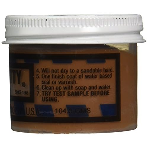3.68 oz Color Putty 244 Teakwood Color Putty Waterborne Putty