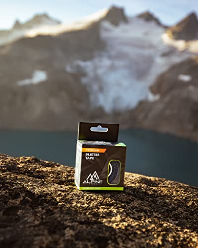 Blister Prevention Tape: Precut Strips, Water Resistant, Durable Strips for Mountaineering, Snow Shoeing, Running, Hiking, Climbing, Skiing and Snowboarding, Winter Sports