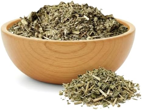 NY Spice Shop Horehound Herb Cut & Sifted - 1 Pound Marrubium L - Ballota Nigra L Herbal Tea- Marrubium Vulgare White Horehound Great for Winter Time Tea, Syrups, and Lozenges & Infused Oils