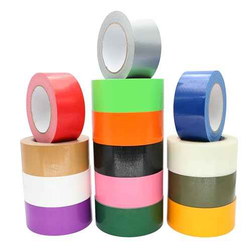 Heavy Duty Duct Tape 2 Inch X 33 Yards, 8.5 Mil Thickness, Multi Purpose Dark Green Duct Tape, No Residue, Waterproof and Tear by Hand - for Repairs, Industrial, Professional Use