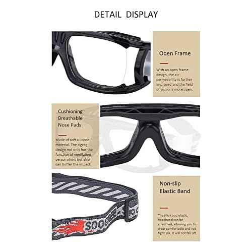 Sports Glasses Goggles for Men Basketball Anti Fog Protective Goggles