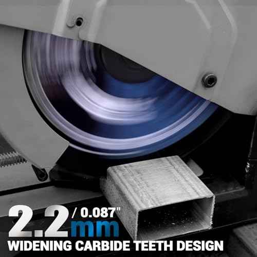 14-Inch Metal Cutting Saw Blade ? No Heat, Low Sparks, 66-Tooth Cermet Carbide Tipped, Fits Evolution S14CPS/S15CPS/S355CPS ? Thin Kerf for Steel, Angle Iron, Threaded Rod, 1-Inch Arbor