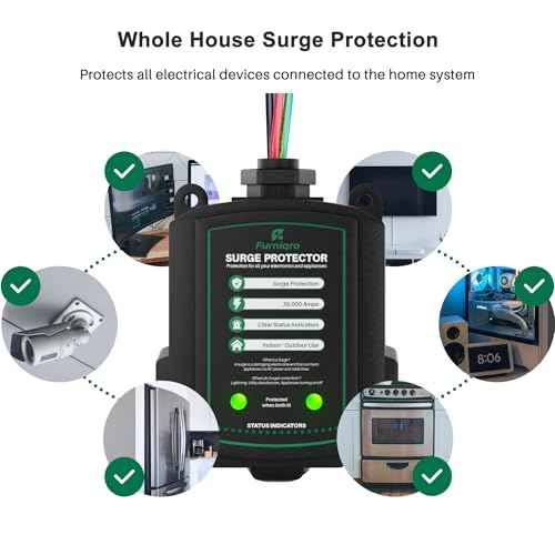 FHSPD36S Whole House Surge Protector for 36,000 Amps, Ultimate Surge Protection, Whole Home Surge Protector, Indoor/Outdoor Use, 120/240V