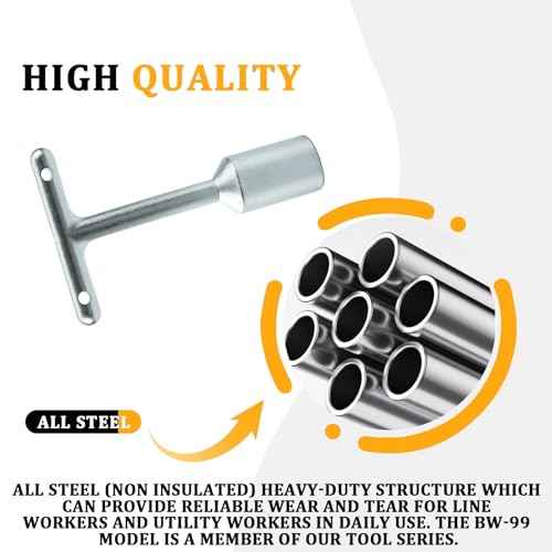 DONFON All-steel penta wrenches, T-handle for Maddox floor-mounted transformers, heavy-duty lineman's wrenches for padmount xfmr penta locking bolts and pad-mounted transformers