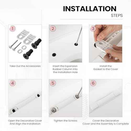 SS114 Elongated Toilet Seat Compatible with TOTO SS113/SS154/SS224/SS204, Soft Close Elongated Toilet Seat, Traditional Toilet Seat Replacement with Toilet Bolts and Nut - Cotton White