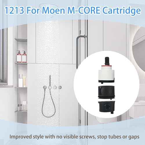 1213 Replacement Mixing Shower Valve Cartridge for moen M-CORE 3-Series Pressure Balance Rough-in Valve, Faucet Valve Cartridge Provide Reliable and Efficient Water Flow Control for Shower System