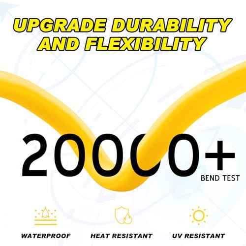 40 FT NEMA 6-20 Extension Cord, NEMA 6-20P Male Plug to 6-20R/6-15R Female Receptacle, 20 Amp T-Blade Outlet Extension Power Cord with Waterproof Sockets, Heavy Duty 12/3 AWG, 250V, 5000W