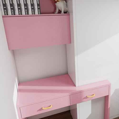 Amiya Pink Glossy Contact Paper Shiny Peel and Stick Wallpaper Self-Adhesive for Countertops, Furniture, Cabinets, Waterproof, Removable, Easy to Apply, Decorative Vinyl Wrap15.7¡±X78.7¡±