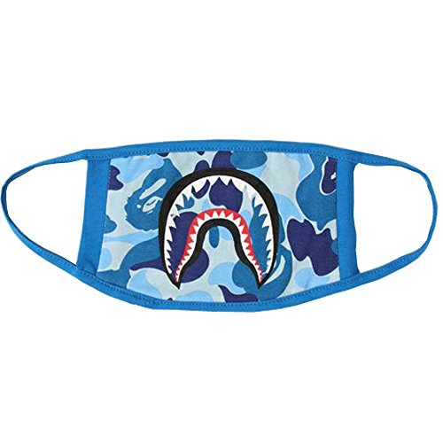 7-pack shark patterns Cotton dust masks,cotty mask funny Anti-dust Face mask,Ski Cycling Camping Half Face Mouth Masks